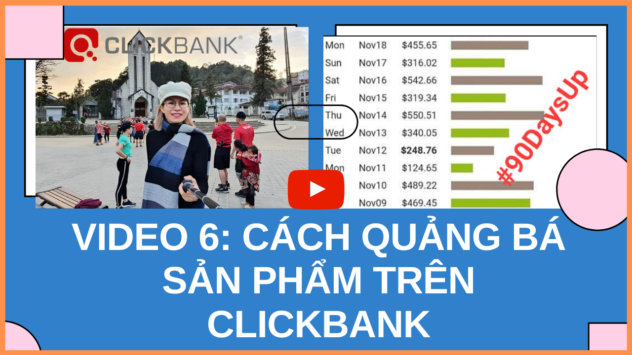 Video #6: Quảng Bá Sản Phẩm Trên Clickbank